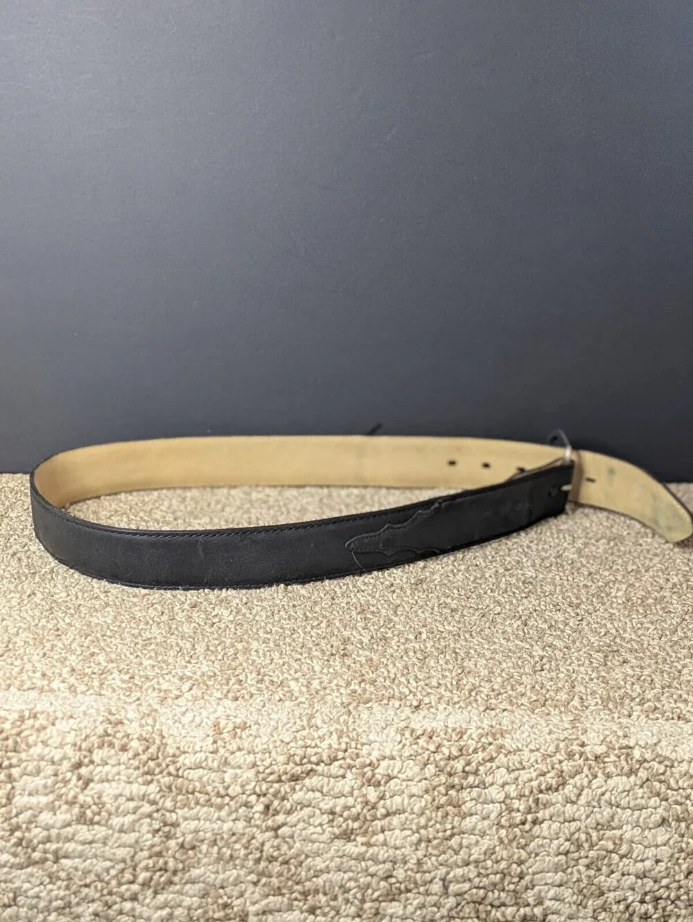 Justin Classic Western 53703 Leather Belt Dark Brown Size 32 Made in USA
